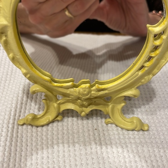 Metal Cherub Vanity Mirror - Picture 2 of 8